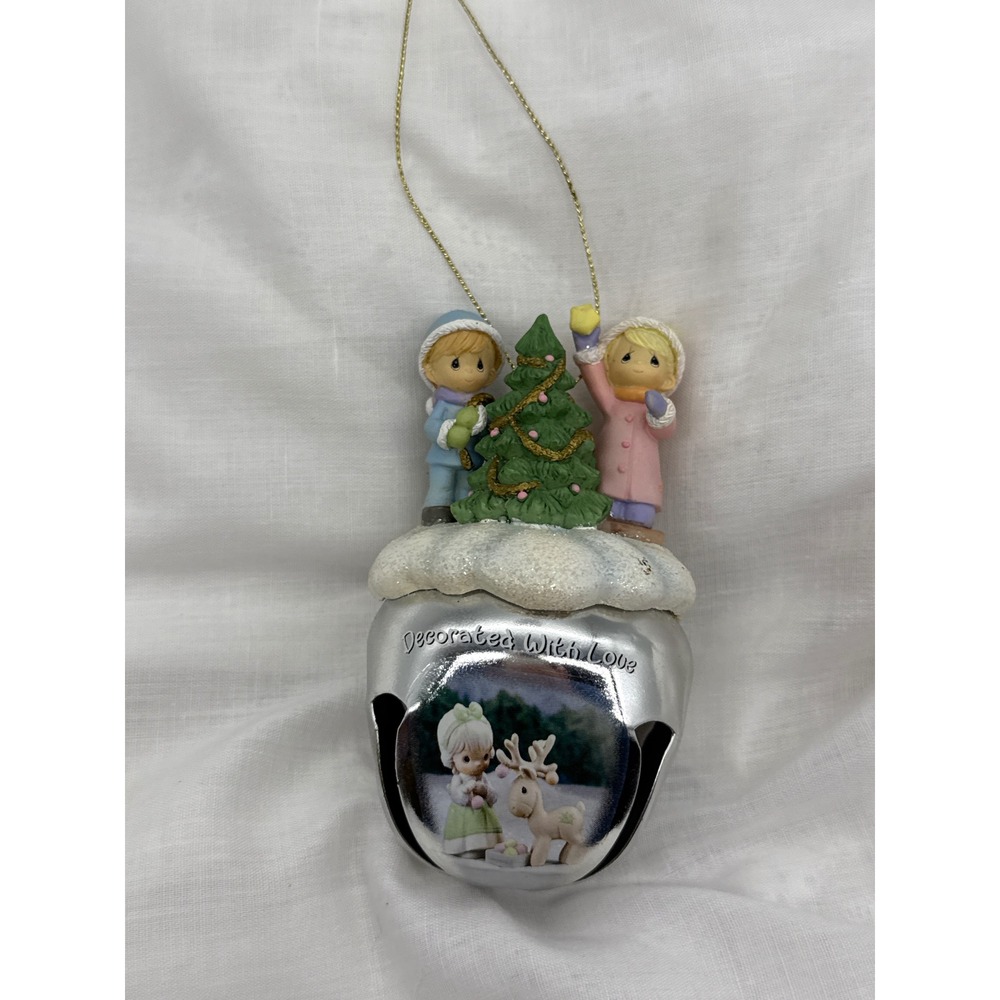 Precious Moments Jingle Bell Christmas Ornament Decorated w/ Love Bradford 2007